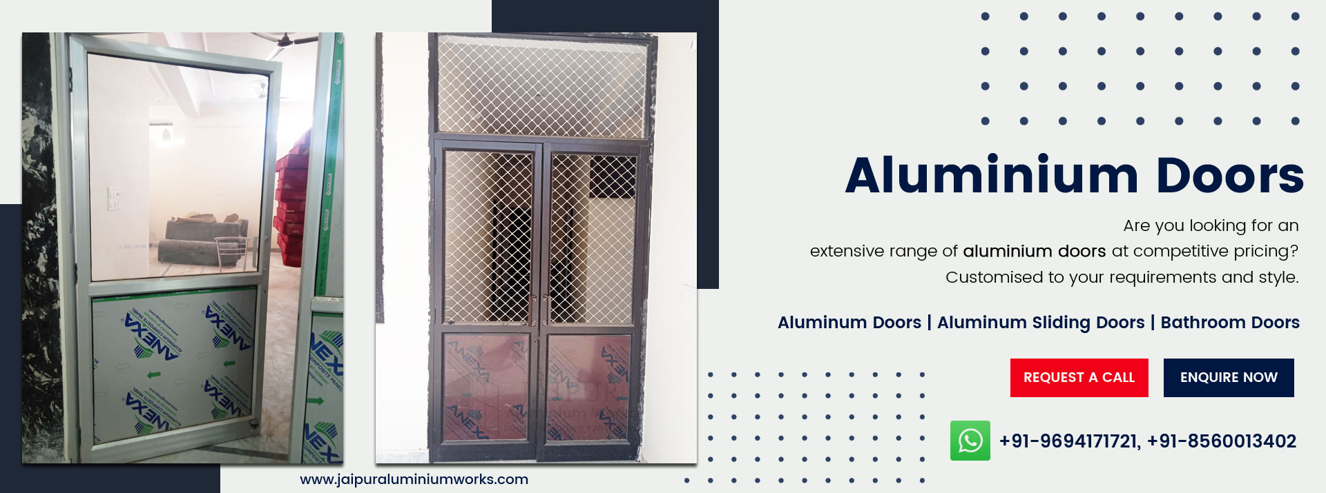 Aluminium Doors - Jaipur Aluminium Works